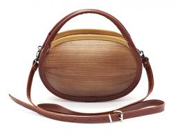 Japanese cedar bag monacca ishikoro brown